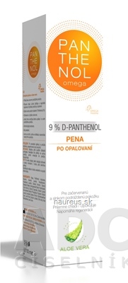 Levně OMEGA PHARMA a.s. omega PANTHENOL 9% ALOE VERA pěna po opalování 1x150 ml 150 ml