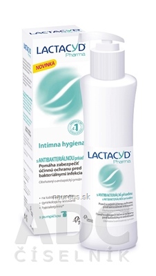 Levně Omega Pharma Int. LACTACYD Pharma ANTIBAKTERIÁLNÍ intimní hygiena 1x250 ml 250ml
