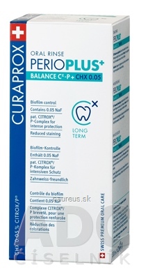 Levně Curaden International AG CURAPROX Perio Plus Balance CHX 0,05% ústní voda 1x200 ml 200 ml