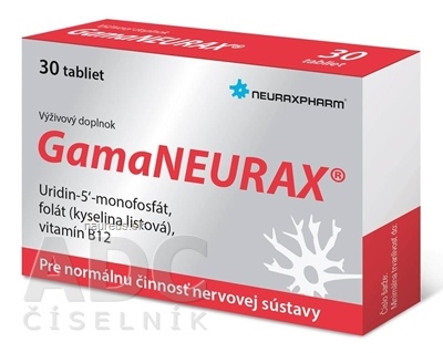 Levně SVUS Pharma a.s. GamaNEURAX tbl 1x30 ks 30 ks