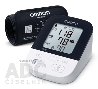 Levně OMRON OMRON M4 Intelli IT Digitální TLAKOMĚR automatický na rameno s Intelli prodlouženou manžetou a bluetooth připojením 1x1 ks