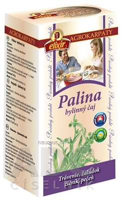 Levně AGROKARPATY, s.r.o. Plavnica AGROKARPATY Palin bylinný čaj 20x2 g (40 g) 10 x 2 g