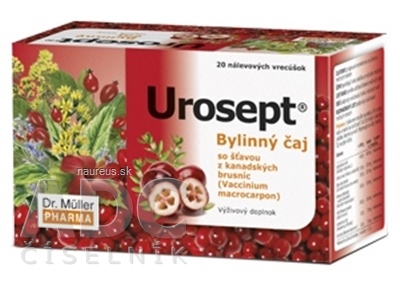 Levně Dr. Müller Pharma s.r.o. Dr. Müller UROSEPT bylinný čaj 20x2 g (40 g)