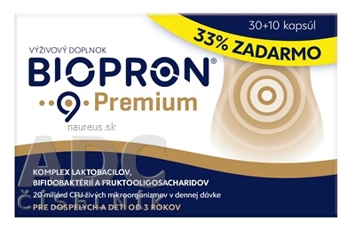Levně WALMARK, a.s. BIOPRON 9 Premium cps 30 + 10 (33% zdarma) (40 ks) 40 ks