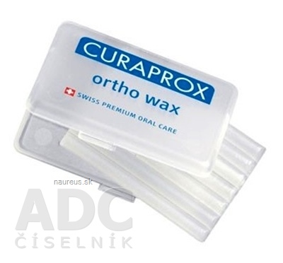 Levně Curaden International AG CURAPROX Ortho vosk (7 pásků vosku v krabičce) 1x1 ks 1 ks