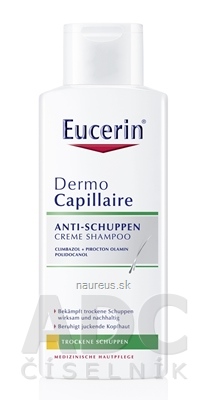 Levně BEIERSDORF AG Eucerin DermoCapillaire proti suchým lupům šampon 1x250 ml 250 ml