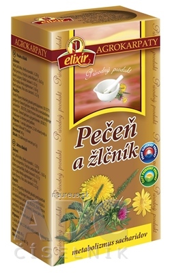 Levně AGROKARPATY, s.r.o. Plavnica AGROKARPATY JÁTRA a žlučník bylinný čaj, čistý přírodní produkt, 20x2 g (40 g) 10 x 2 g