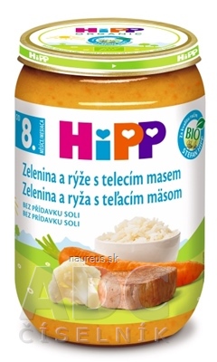 Levně Hipp Beteiligungs AG HiPP Příkrm Zelenina, telecí maso a rýže Junior menu (od ukonč. 9. měsíce) 1x220 g 220 g