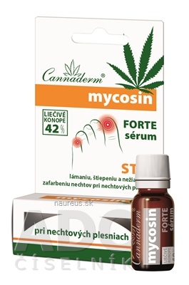 Levně Simply You Pharmaceuticals a.s. Cannaderm Mycosin FORTE sérum kožní plísně 10 + 2 ml (12 ml) 12 ml