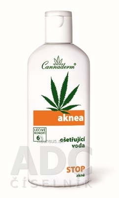Levně Simply You Pharmaceuticals a.s. Cannaderm Aknea ošetřující voda na akné 1x200 ml 200ml