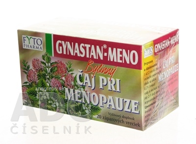 Levně FYTOPHARMA, a.s. FYTO GYNASTAN-JMÉNO Bylinný čaj při menopauze 20x1,5 g (30 g) 20x1,5 g (30 g)