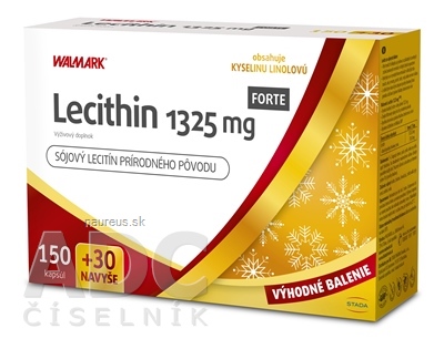 Levně WALMARK, a.s. WALMARK Lecithin FORTE 1325 mg PROMO 2020 cps 150 + 30 navíc (180 ks) 1325mg