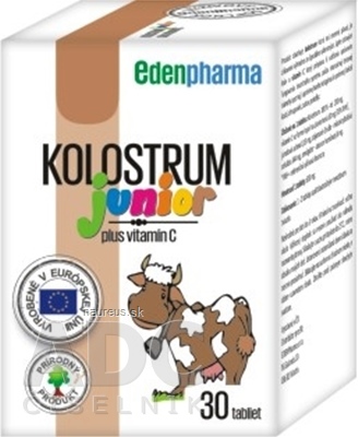 Levně EDENPharma, s.r.o. EDENPharma KOLOSTRUM JUNIOR tbl (500 mg) 1x30 ks 30 ks