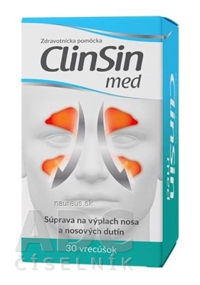 Levně Natur Produkt Pharma S.p. Z o.o. CLIN SIN med na výplach nosu, sáčky 1x30 ks 30 ks