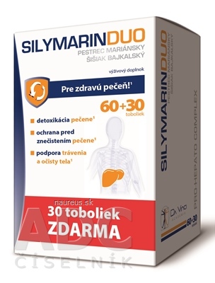 Levně Simply You Pharmaceuticals a.s. SILYMARIN DUO - DA VINCI cps 60 + 30 zdarma (90 ks) 90 ks