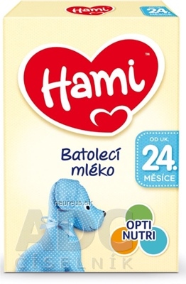 NUTRICIA Zakłady Produkcyjne Sp. z o.o. Hami batolecí mléko (od ukonč. 24. měsíce) batolecí mléčná výživa v prášku 1x600 g 600 g