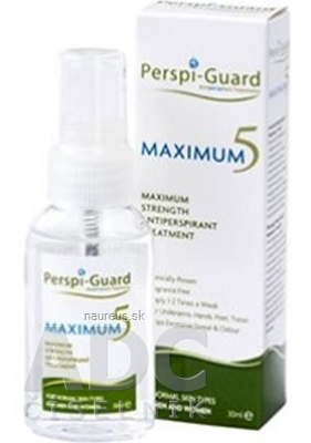 Levně Avanor Healthcare Ltd. Perspi-Guard MAXIMUM 5 antiperspirant 1x30 ml 30 ml