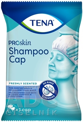 Levně Essity TENA Shampoo Cap čepice na mytí vlasů 1x1 ks 1 ks