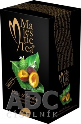BIOGENA CB spol. s r.o. Biogena Majestic Tea Noni & Švestka ovocno-bylinná směs 20x2,5 g (50 g) 