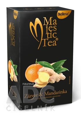 Levně BIOGENA CB spol. s r.o. Biogena Majestic Tea Zázvor &amp; Mandarinka ovocný čaj 20x2,5 g (50 g)