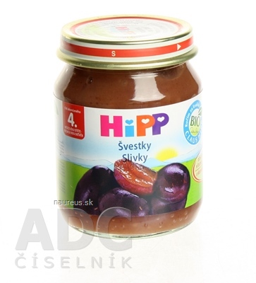 Levně Hipp Beteiligungs AG HiPP Příkrm ovocný Švestky (od ukonč. 4. měsíce) 1x125 g 125 g