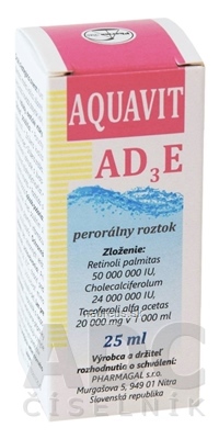 Levně Pharmagal, spol. s.r.o. PharmaGal AQUAVIT AD3E perorální roztok 1x25 ml