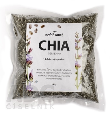 Levně Nefdesante Chia semínka semena Šalvěje (Salvia Hispanica) 1x250 g 250 g