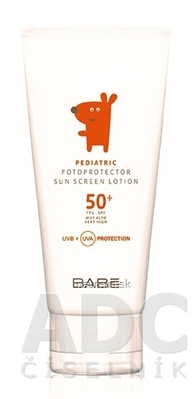 Levně BABÉ LABORATORIOS Babe DÍTĚ Mléko na opalování SPF 50+ (Pediatric sunscreen Lotion) 1x100 ml 100 ml