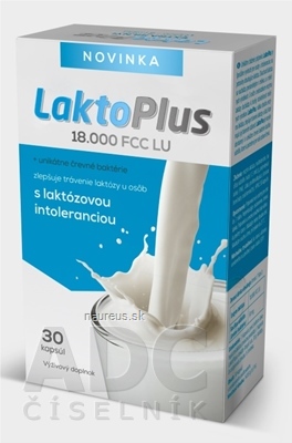 Levně Salutem Pharma s.r.o. LaktoPlus 18.000 FCC LU cps 1x30 ks 1 x 30 ks