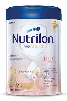Levně Nutricia Cuijk B.V. Nutrilon 2 Profutura Duobiotik následná kojenecká výživa (6-12 měsíců) 1x800 g