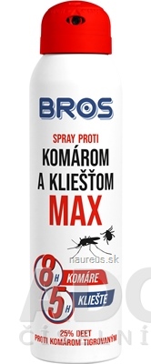 Levně BROS BROS spray proti komárům a klíšťatům MAX 1x90 ml 90ml