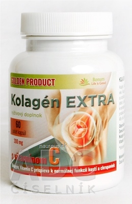 Levně Pavol Kurbel GOLDEN PRODUCT Kolagen EXTRA s vitamínem C 40 mg cps 1x60 ks