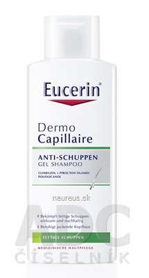 Levně BEIERSDORF AG Eucerin DermoCapillaire proti mastným lupům šampon 1x250 ml 250 ml