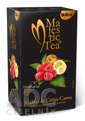 Levně BIOGENA CB spol. s r.o. Biogena Majestic Tea Malina &amp; Camu Camu bylinný čaj 20x2,5 g (50 g) 20 ks