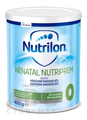 N.V. Nutricia (Groupe DANONE) Nutrilon 0 Nenatal NUTRIPEM speciální mléčná výživa v prášku (od narození) (inov.2019) 1x400 g 400g