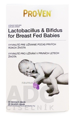 Levně Cultech Limited PRO-VEN Lactobacillus &amp; Bifidus plv for Breast Fed Babies (30 dávek) 1x6 g 6 g