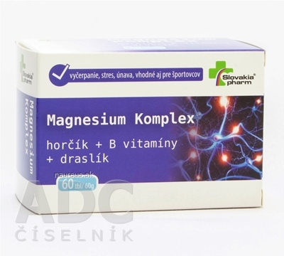 Levně Biomedica, spol. s r.o. Slovakiapharm Magnesium Komplex tbl 1x60 ks 60 ks