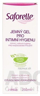 Levně Groupe Iprad SAFORELLE jemný gel pro intimní hygienu 1x250 ml 250 ml