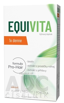 Levně NP PHARMA Sp. z o.o. EQUIVITA tbl (1x denně) vlasy, pokožka, nehty 1x42 ks 42 ks