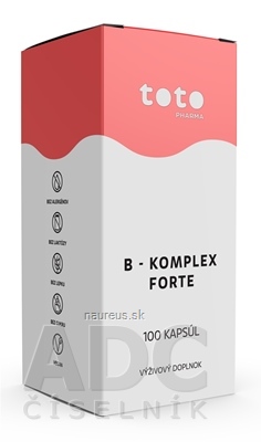 Levně TOTO Pharma s.r.o. TOTO B-KOMPLEX FORTE cps s postupným uvolňováním 1x100 ks