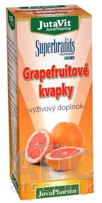 Levně JuvaPharma Kft. JutaVit Grapefruitové kapky 1x30 ml 30 ml