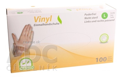 Levně Body Products GmbH Medi-Inn Rukavice vinylové vel. S L nepudrované, 1x100 ks