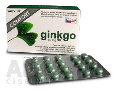 Levně RosenPharma, a.s. ginkgo COMFORT 60 mg SR - Woykoff tbl 1x60 ks 60 ks