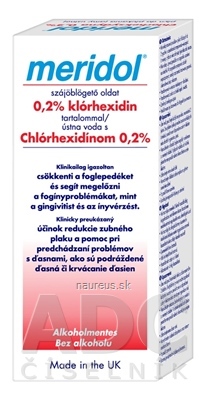 Levně Colgate -Palmolive MERIDOL ÚSTNÍ VODA S CHLORHEXIDINEM 0,2% bez alkoholu 1x300 ml