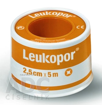 Levně BSN Medical GmbH LEUKOPOR náplast na cívce, 2,5cm x 5m, 1x1 ks
