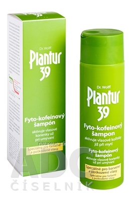 Levně Dr. Wolff Plantur 39 Fyto-Kofeinový šampon pro barvené vlasy 1x250 ml 250 ml