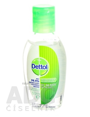 Levně Reckitt Benckiser Healthcare UK Ltd. Dettol antibakteriální gel na ruce 1x50 ml 50 ml