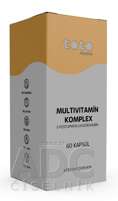 Levně TOTO Pharma s.r.o. TOTO MULTIVITAMIN KOMPLEX cps s postupným uvolňováním 1x60 ks