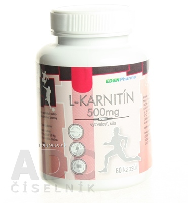 Levně EDENPharma, s.r.o. EDENPharma L-KARNITIN 500 mg cps 1x60 ks 1 x 60 ks