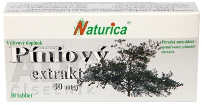 Levně PharmTurica s.r.o. Naturica piniových EXTRAKT 50 mg tbl 1x30 ks 30 ks